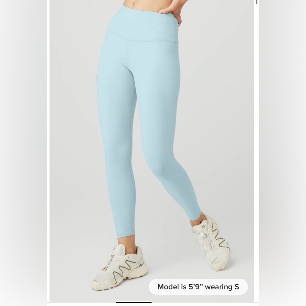 7/8 High-Waist Airbrush Legging Chalk Blue